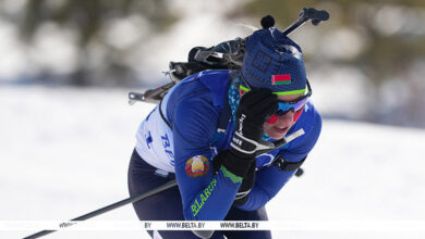 Photo of Belarus’ Sola wins women’s pursuit at Russian Biathlon Championships