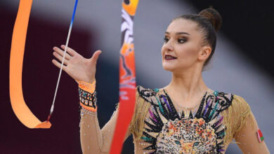 Photo of Belarusian Harnasko wins Ribbon event at RG World Cup in Greece