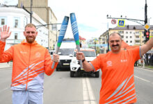 Photo of Torch relay of Children of Asia Games in Yakutsk