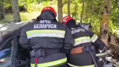 Photo of Сотрудники МЧС деблокировали из легковушки зажатого пассажира после ДТП в Сморгонском районе