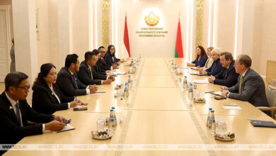 Photo of Meeting with Indonesian MPs in Belarus Parliament