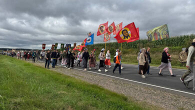 Photo of Паломники Всебелорусского крестного хода отправились из Жировичей в Минск 