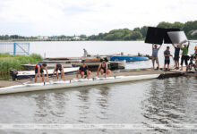 Photo of Belarusfilm shooting movie about rowing


 