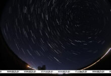 Photo of Perseid meteor shower over Belarus